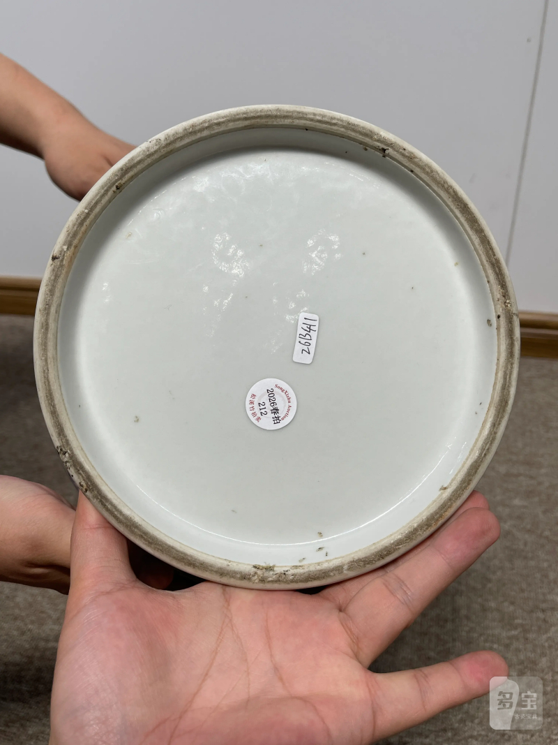 50年代 青花和平鸽纹大棒槌瓶 - 图10